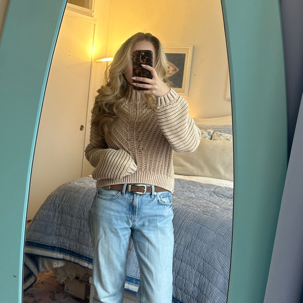 Free People Thick Knit Sweater